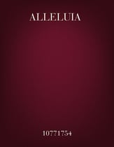 Alleluia SATB choral sheet music cover